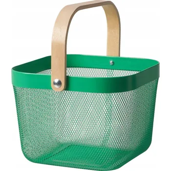 Obraz Kovový košík na ovoce zelený