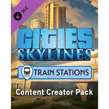 Počítačová hra ESD GAMES ESD Cities Skylines Content Creator Pack Train Sta ESD-8558