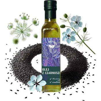 Rostlinný olej Olej z černého kmínu 250 ml Frutavita