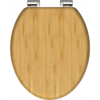 WC sedátko WC sedátko Schütte BAMBUS Soft Close hnědé duroplast
