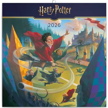 Kalendář Notique Nástěnný poznámkový kalendář Harry Potter 2026