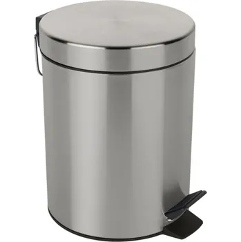 Odpadkový koš Spirella pedálový odpadkový koš SYDNEY, kartáčovaná nerez ocel, 5 L