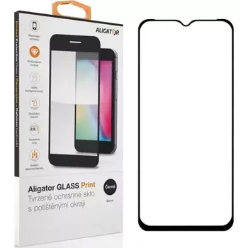 Ochranné sklo GLASS PRINT pro Vivo Y52 / Y72 5G – černé 8595181199114 (Ochranné tvrzené sklo Aligator GLASS PRINT s tištěnými okraji pro Vivo Y72 5G – černé)