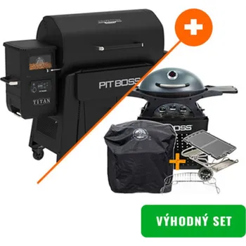 Zahradní gril Pit Boss Limitovaná akce Competition Series 1600 TITAN Double Pack – dva grily za super cenu!