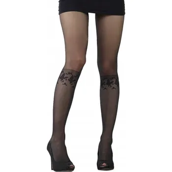 Dámské punčochy Vzorované Punčocháče Marilyn Zazu 20den černé, velikost 3/4