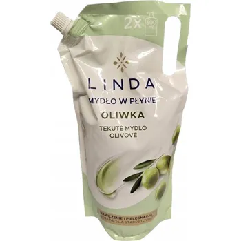 Koupelová kosmetika LINDA Tekuté mýdlo OLIVA hydratace a péče náhradní náplň 1 litr 052