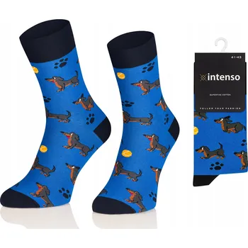 Pánské ponožky Ponožky Intenso 0549_026 modré, velikost 41-43