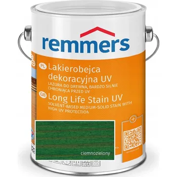 Lak na dřevo Dekorativní lazura s UV ochranou, zelená, 5 l