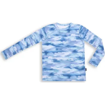 Set dětského termoprádla Wouki Dětské multifunkční triko Aiki - Blue fog