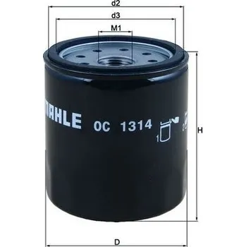 Olejový filtr Olejový filtr KNECHT OC 1314