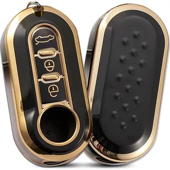 Camerazar Silikonové pouzdro na klíče COVER Fiat 500 Bravo Iveco Eurocargo