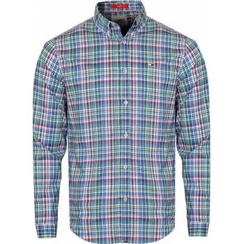 Tommy Jeans pánská košile casual s dlouhým rukávem slim střih bavlna velikost XL