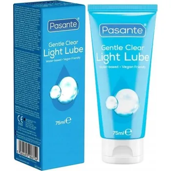 Lubrikační gel Bezbarvý hydratační vodní Gel Pasante bez příchuti, 75 ml