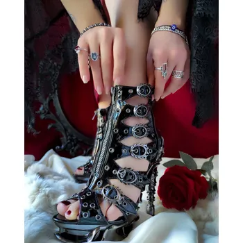 Dámské lodičky boty na podpatku dámské - Crimson - HADES - HDS002 - 40