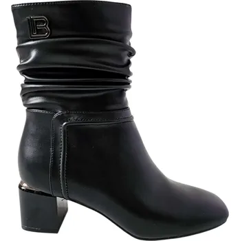 Dámské kozačky Elegantní kotníkové kozačky Laura Biagiotti RD Calf Black Velikost: 38