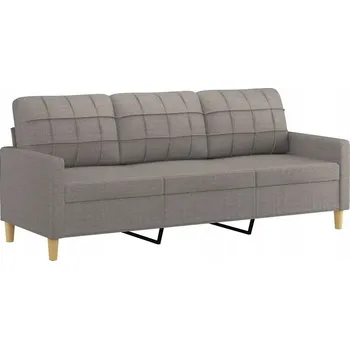 Pohovka 3-místná pohovka Taupe 198x77x80 cm