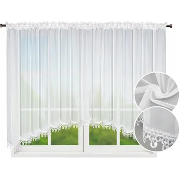Záclona Klasická voálová záclona 200 cm x 110