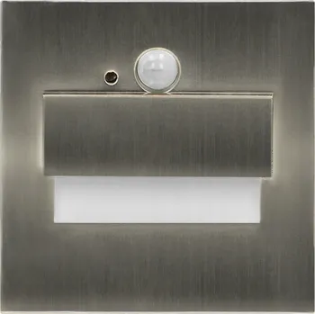 Nástěnné svítidlo Schodišťové svítidlo Orno 1,5 W integrovaný LED zdroj 4,5 cm stříbrné