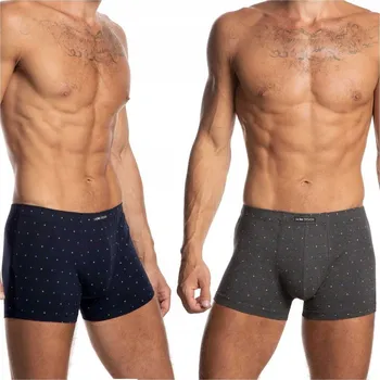 Pánské spodní prádlo LAMA Pánské bavlněné boxerky, přiléhavé, sada 1060 SZ, 2 kusy, velikost 3XL