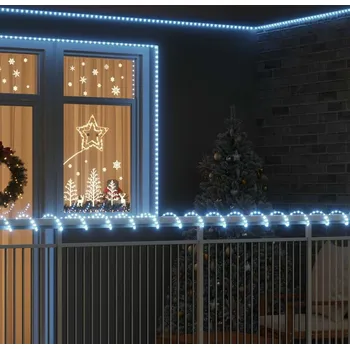 vidaXL Světelný provaz s 1200 LED diodami Studená Bílá 50 m PVC [42018946]