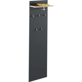 Věšák Tempo Kondela Věšákový panel, grafit / dub artisan, RIOMA NEW TYP 19