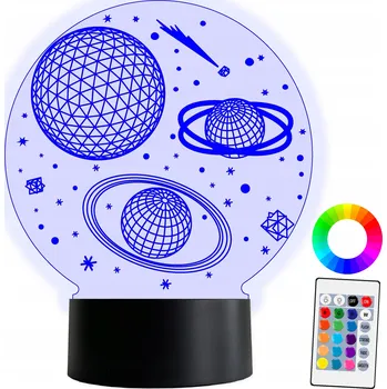 IP kamera Noční lampa Diamond3DLamp vícebarevná