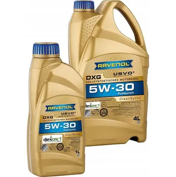 Motorový olej RAVENOL DXG 5W30 - 4 L + 1 L