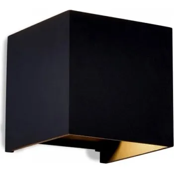 Nástěnné svítidlo Venkovní nástěnné LED svítidlo MANTRA DAVOS černá 3000K IP54 2x6W