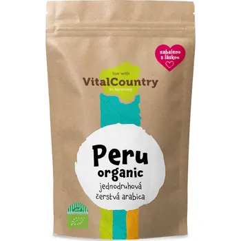 Vital Country Peru BIO mletá 250 g Varianta: Zrnková, Množství: 1kg