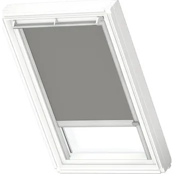 Roleta Zatemňovací roleta na střešní okno VELUX na solární pohon DSL CK06 0705K šedá