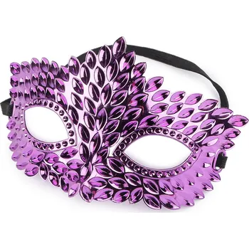 Karnevalová maska Karnevalová maska - škraboška, barva 4 fialová