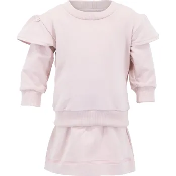 Elektronický PDF střih dívčí sukňový komplet z teplákoviny Elsie-110-128