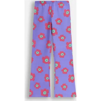 Dívčí oblečení Dívčí legíny Dětské fialové zvonové kalhoty Dlouhé 128 Mokida ZM5