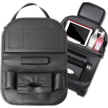 Organizér do auta Camerazar Organizér na opěradlo autosedačky, ekokůže, s rozkládacím stolkem