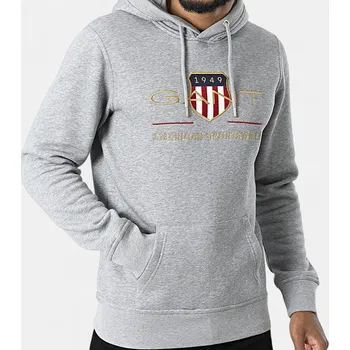 Pánská mikina Pánská mikina Gant Archive Shield - Velikost S, Barva Šedá 56466 2047056