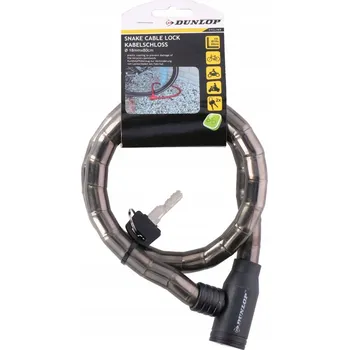 Zámek na kolo Zabezpečení kola lankem Dunlop Zámek na kolo 80 cm