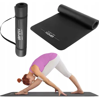 podložka na cvičení PODLOŽKA NA CVIČENÍ JÓGY PILATES GYMNASTICKÁ KARIMATKA ŠIROKÁ HRUBÁ 1 CM GYMTEK