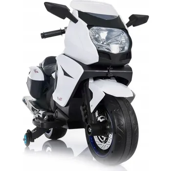 Dětské vozidlo Motorka Super-Toys bílá, nosnost do 30 kg