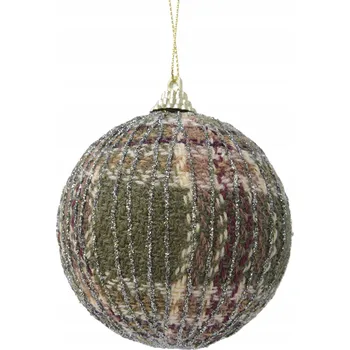 Vánoční dekorace Zdobená Vánoční Koule vánoční koule 8 cm, 1 ks
