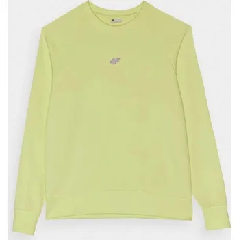 Dámské oblečení 4F Dámská Žlutá Mikina Jr s Kulatým Výstřihem, 122 i476_78213726