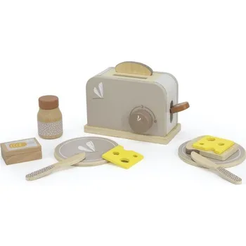 Hra na obchod Dětský spotřebič Label Label Toaster nugátový