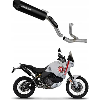 Výfuk pro motocykl DesertX Desert X 2022 - 2023 Kompletní systém Výfukové svody tlumič MX2 BLACK
