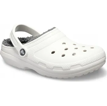 Crocs Classic Lined Clog bílé/šedé, 42-43