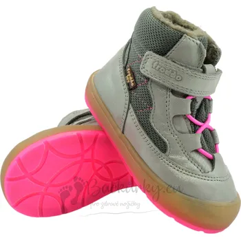 Dívčí zimní obuv Zimní dětská obuv Froddo G2110153-3 Grey/Silver - vel. 26