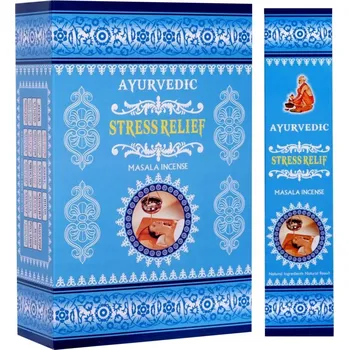 Vonná tyčinka Přírodní vonné tyčinky STRESS RELIEF AYURVEDIC