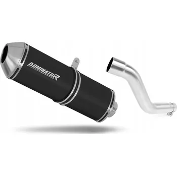 Výfuk pro motocykl DR 650RSE 1990 - 1996 výfuk tlumič OVR BLACK DOMINATOR