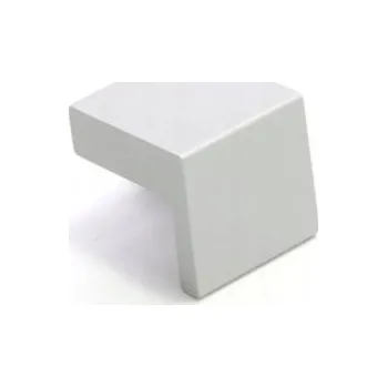 Nábytkové kování Nábytková úchytka knopka šedá matná 2 x 2 x 2,2 cm