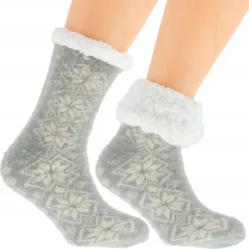 Dámské ponožky Elegantní Dámské Norské Ponožky Teplé Protiskluzové 36-41