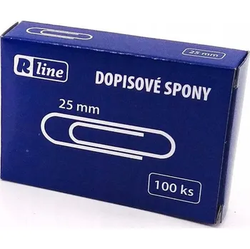 Kancelářská sponka Spony oblé Economy 451, 25 mm / 100 ks