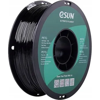 Filament PETG filament eSUN 1,75 mm 1000 g černý